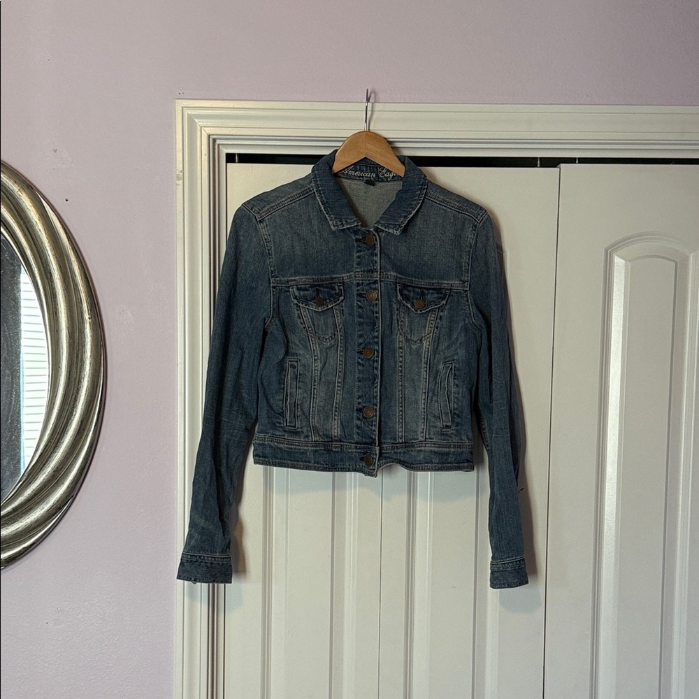 American Eagle Outfitters Blue Denim Jacket